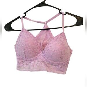 Victoria's Secret Light Purple Lace Bralette Size Medium